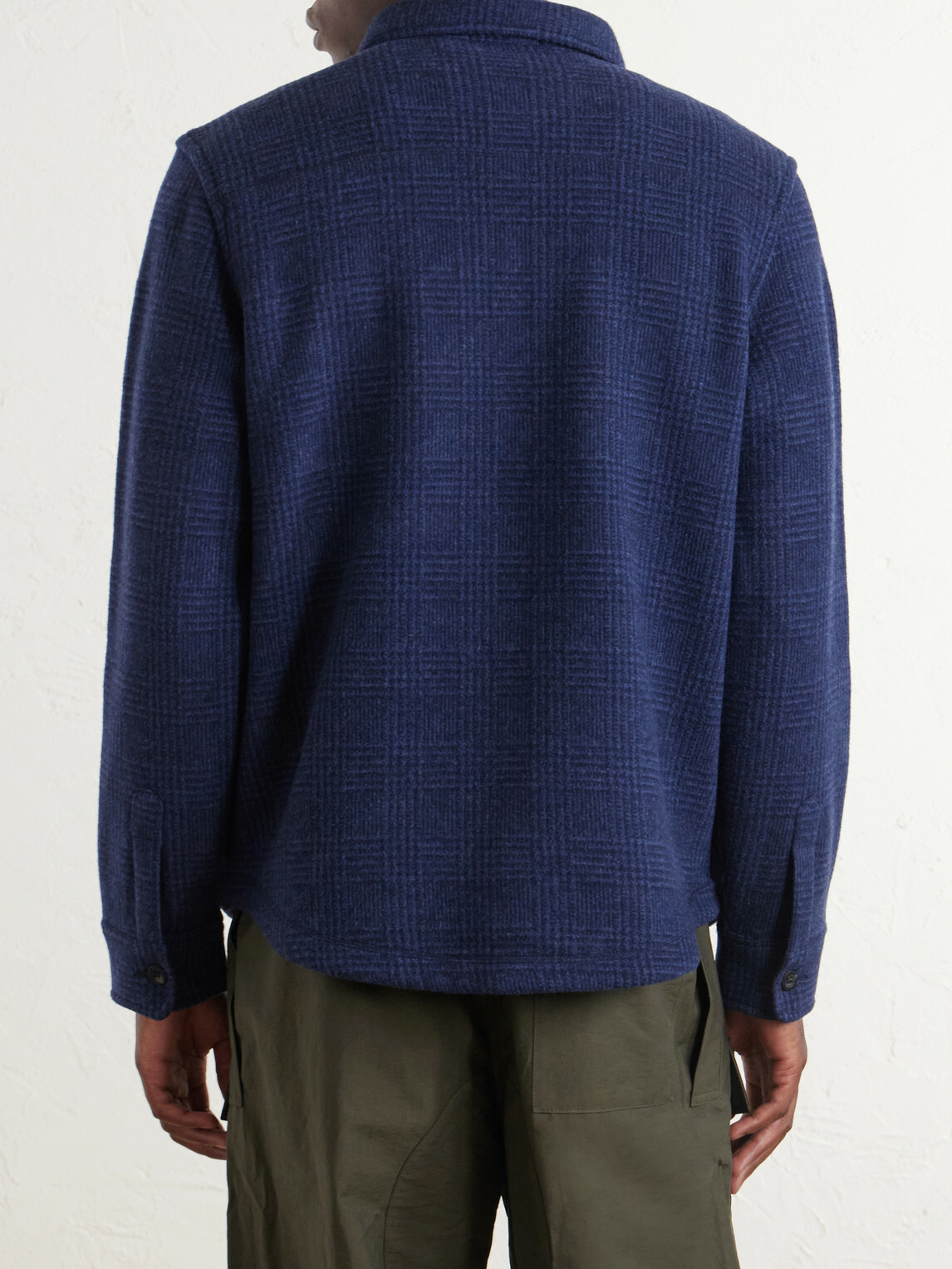 Polo Ralph Lauren - Checked Wool-Blend Shirt - Blue Polo Ralph Lauren