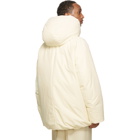 Jil Sander Off-White Down Hooded Jacket