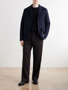 Slowear - Cotton and Cashmere-Blend Gabardine Blouson Jacket - Blue