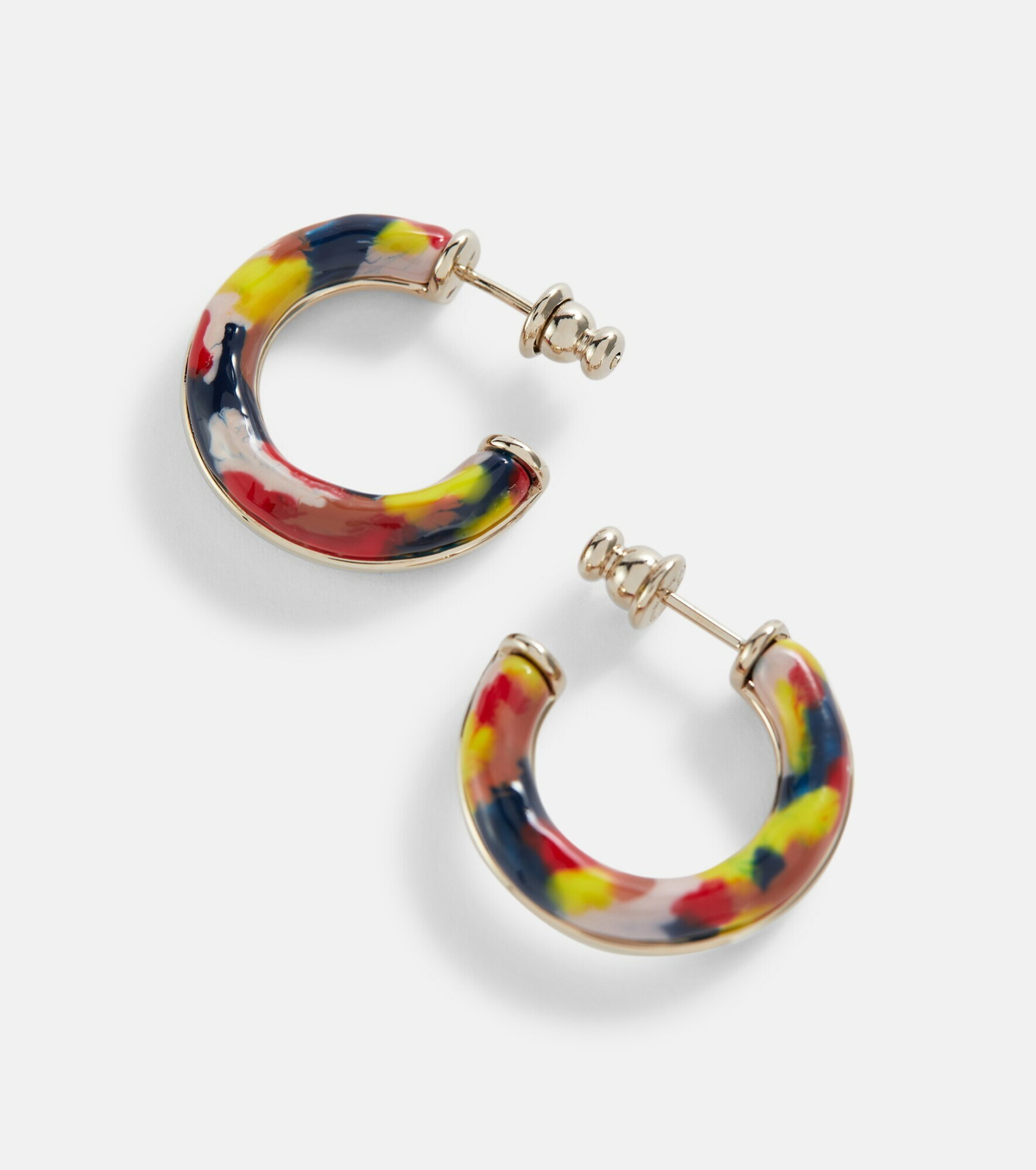 Chloe - Jamie lacquered hoop earrings Chloe