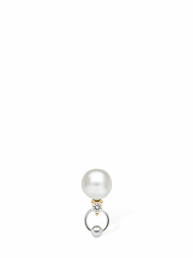 Photo: DELFINA DELETTREZ - Two-in-one Pearl & Diamond Mono Earring