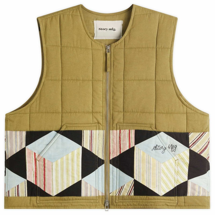 Photo: Story mfg. Men's Saturn Vest in Tessellate Patchwork