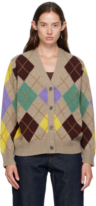 Photo: &Daughter Taupe Ava Argyle Cardigan