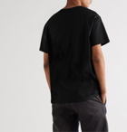 Givenchy - Oversized Logo-Embroidered Cotton-Jersey T-Shirt - Black