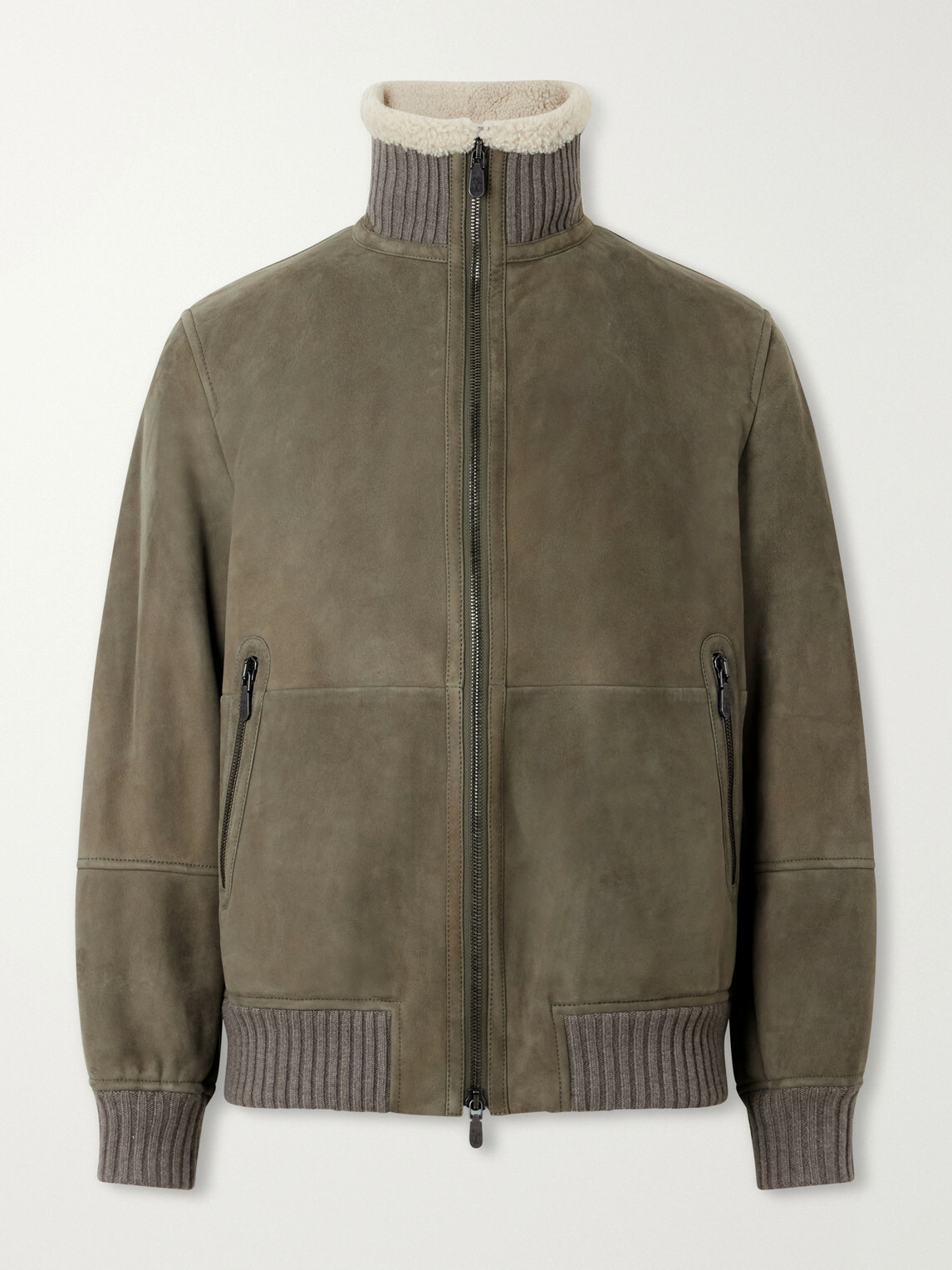 Brunello Cucinelli - Shearling Jacket - Green