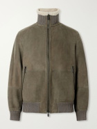 Brunello Cucinelli - Shearling Jacket - Green