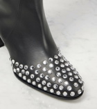 Alaïa 60 studded leather over-the-knee boots