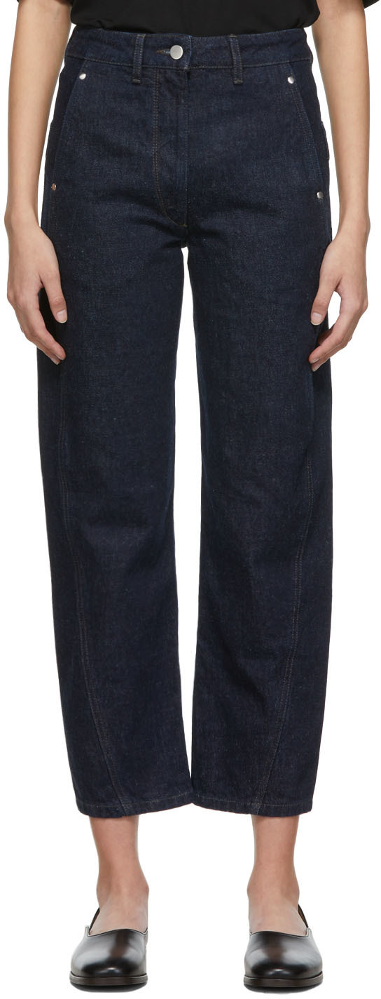 Lemaire Indigo Twisted Jeans Lemaire