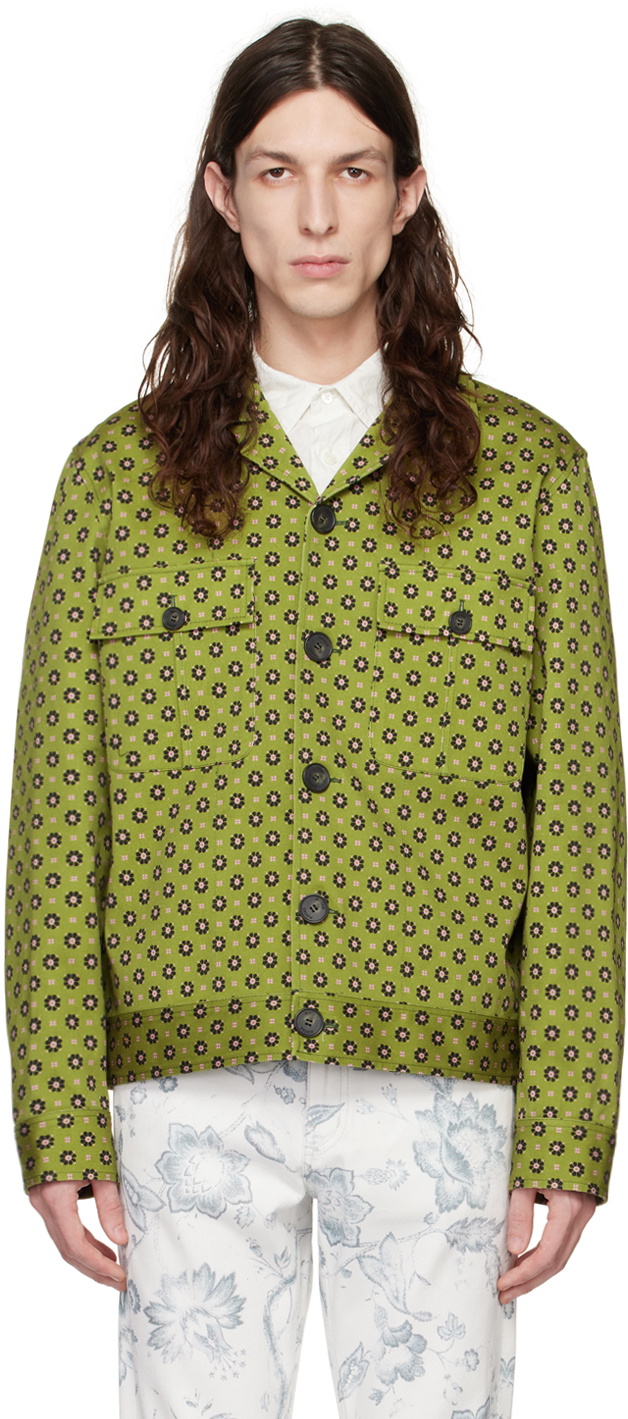 Erdem Green Graham Jacket