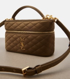 Saint Laurent Gaby Mini quilted satin vanity bag