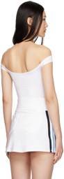 Maisie Wilen White Magnet Bodysuit