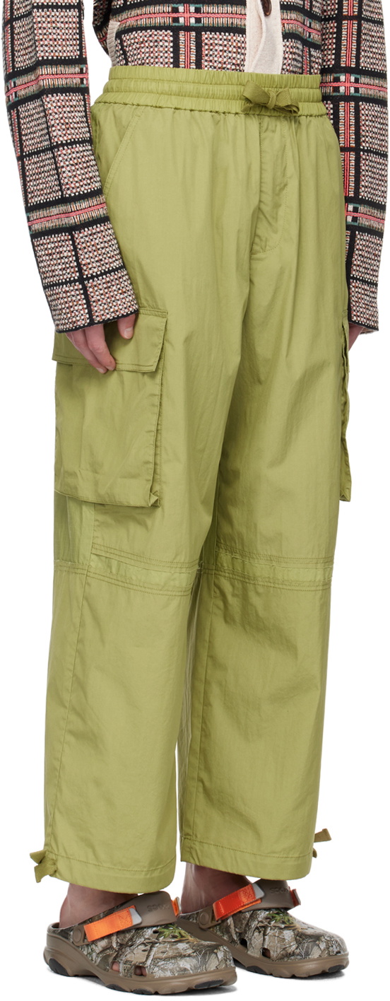 A PERSONAL NOTE 73 Khaki Paneled Cargo Pants