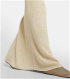 The Row Fumaia knitted silk maxi skirt