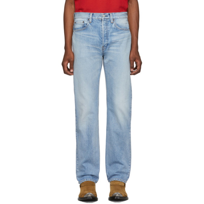 Photo: Balenciaga Blue Organic Vintage Standard Jeans