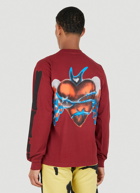 Amulet Long Sleeve T-Shirt in Red