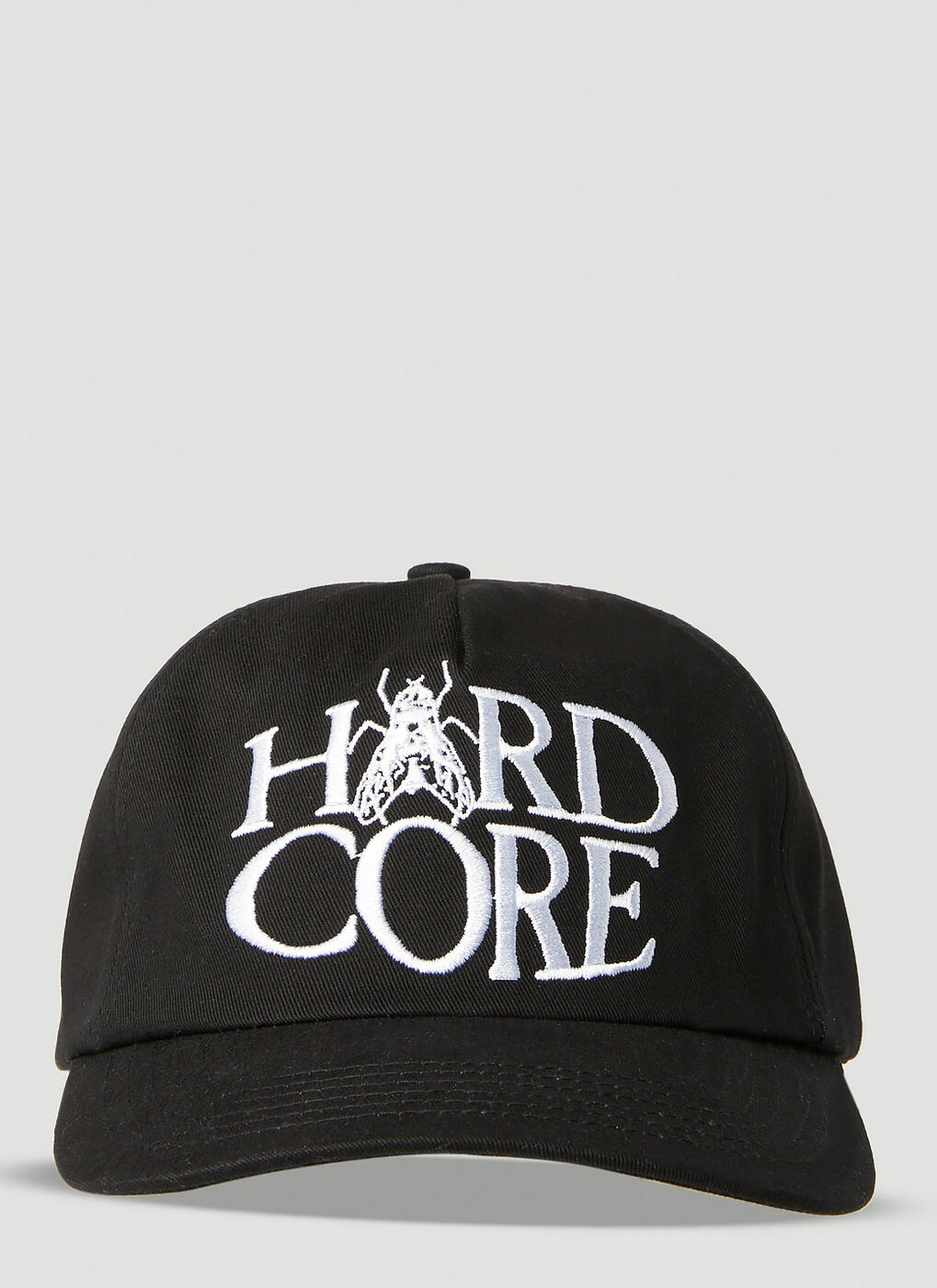 Core Curved Peak Snapback Cap in Black