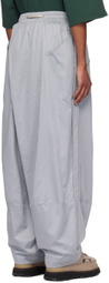 NAMESAKE Gray Lamar Carrot Wide Trousers