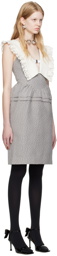 Shushu/Tong Gray V-Neck Midi Dress