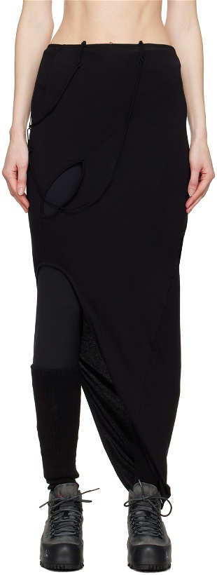 Photo: POST ARCHIVE FACTION (PAF) Black 6.0 Center Midi Skirt