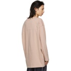 Lemaire Pink Heavy Cotton Long Sleeve T-Shirt