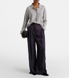 The Frankie Shop Tala wool-blend polo sweater