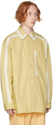 Jacquemus Yellow 'La Chemise Grain' Shirt