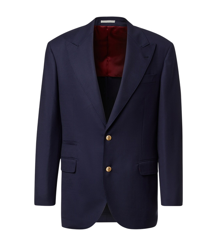 Photo: Brunello Cucinelli Virgin wool blazer