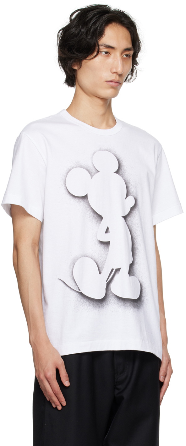 Comme des Garçons Homme Deux White Printed T-Shirt