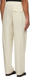 Lemaire Off-White Loose Trousers