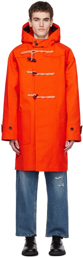 Photo: A.P.C. Orange JW Anderson Edition Colin Coat