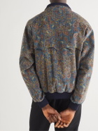 Baracuta - Needles G9 Paisley-Print Cotton-Blend Corduroy Harrington Jacket - Blue