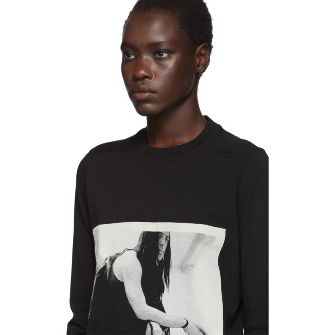 Rick Owens Drkshdw Black Rick Long Sleeve T-Shirt Rick Owens