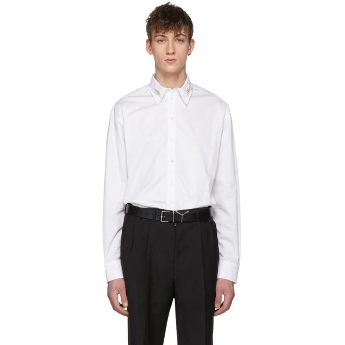 Photo: Y-Project White Insect Collar Shirt