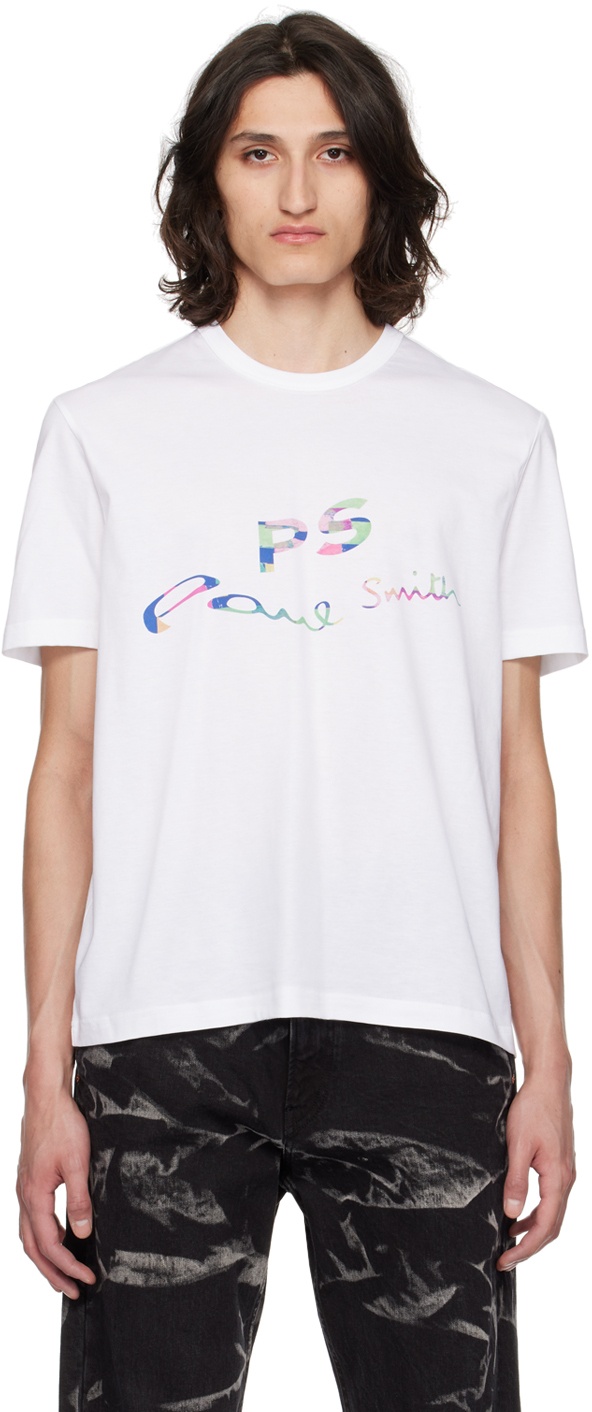 Photo: PS by Paul Smith White Wave T-Shirt