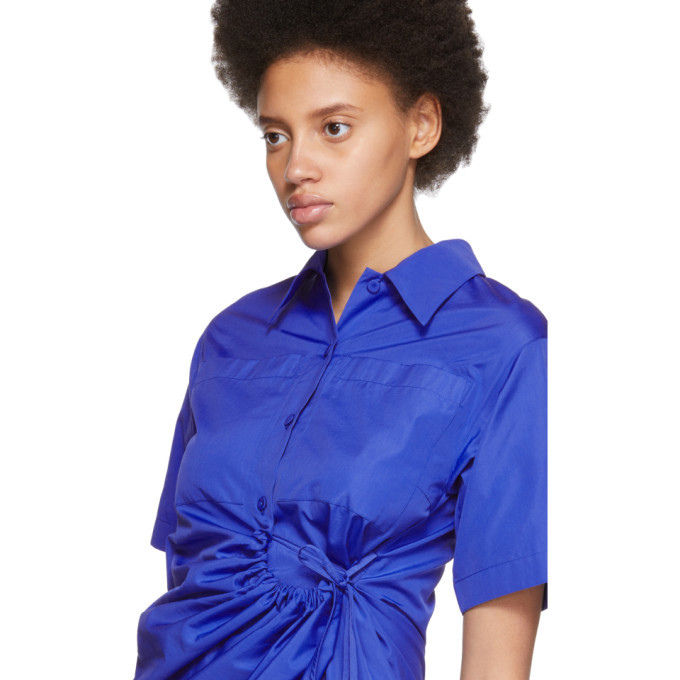 Ports 1961 Blue Short Sleeve Dress
