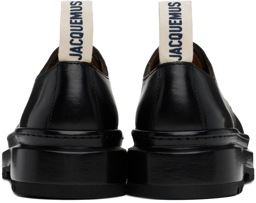 JACQUEMUS Black Les Classiques 'Les derbies Pavane' Derbys