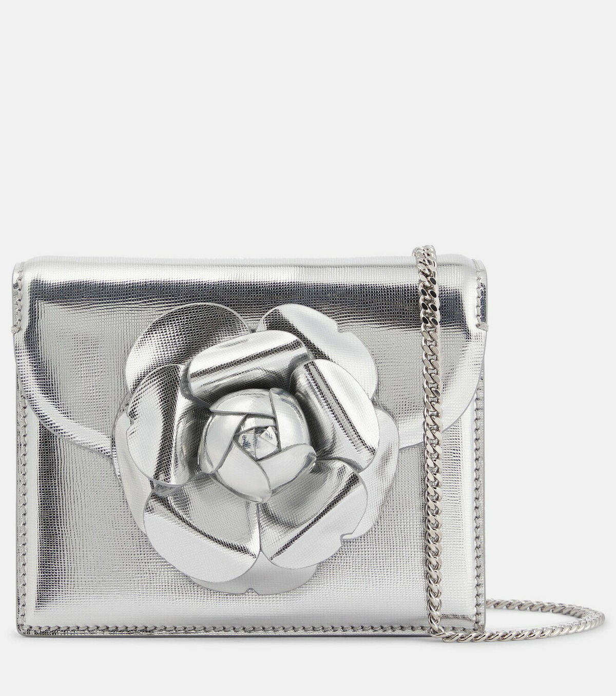 Oscar de la Renta Tro Mini leather crossbody bag