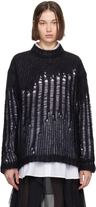 Photo: Ann Demeulemeester Black Rigmor Oversize Sweater