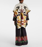 La DoubleJ In My Power patterned cape