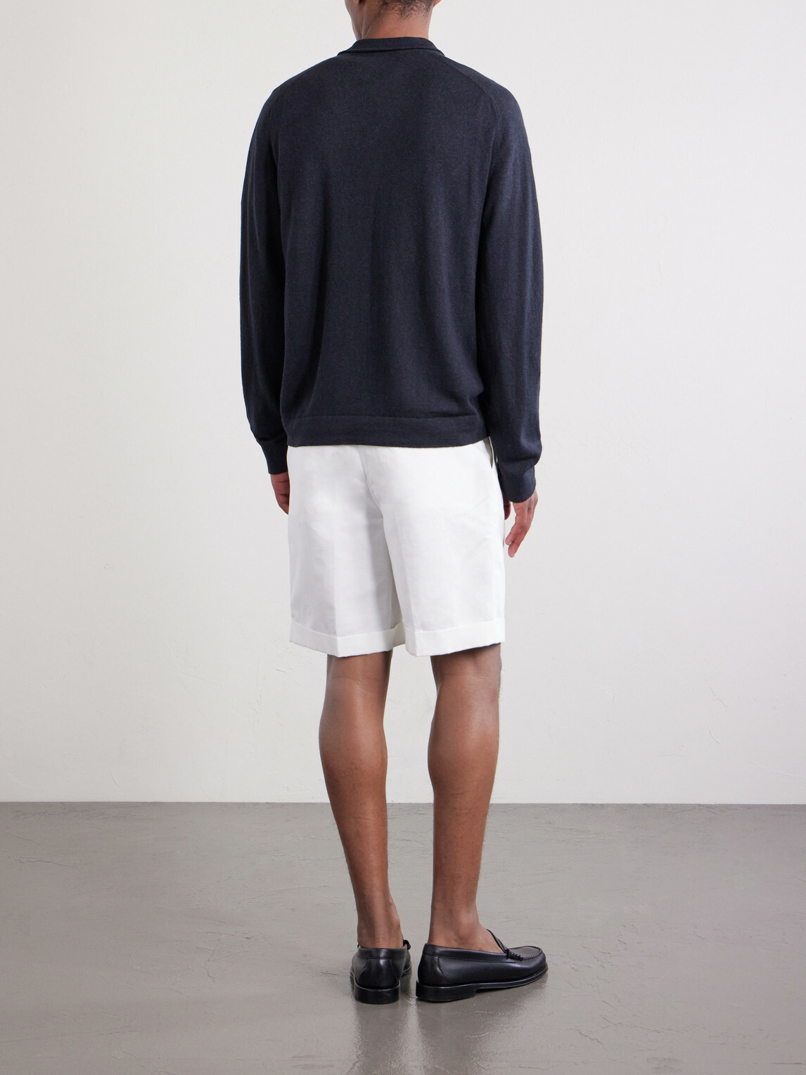 PIACENZA 1733 - Cashmere and Linen-Blend Zip-Up Sweater - Black