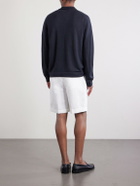 PIACENZA 1733 - Cashmere and Linen-Blend Zip-Up Sweater - Black
