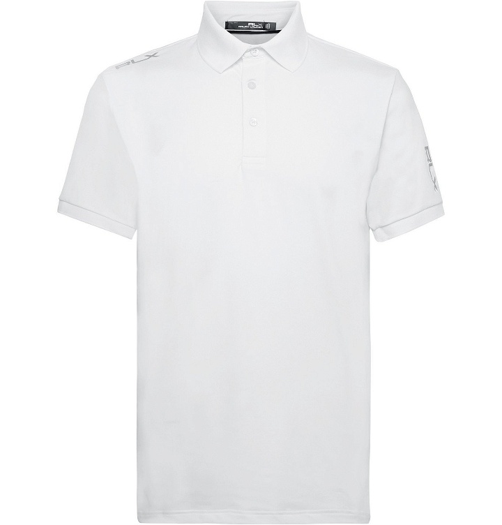 Photo: RLX Ralph Lauren - Airflow Stretch-Jersey Golf Polo Shirt - White