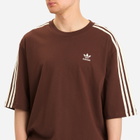 Adidas Men's Oversize T-Shirt in Auburn/Off White