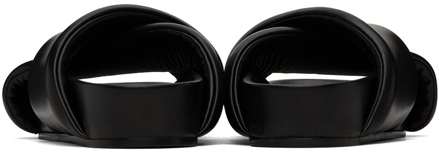 Jil Sander Black Padded Slides