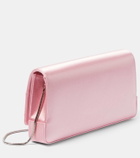 Manolo Blahnik Gothisi embellished satin clutch