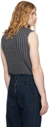 Eckhaus Latta Gray Keyboard Vest