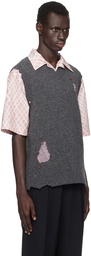 Marni Gray Patch Vest