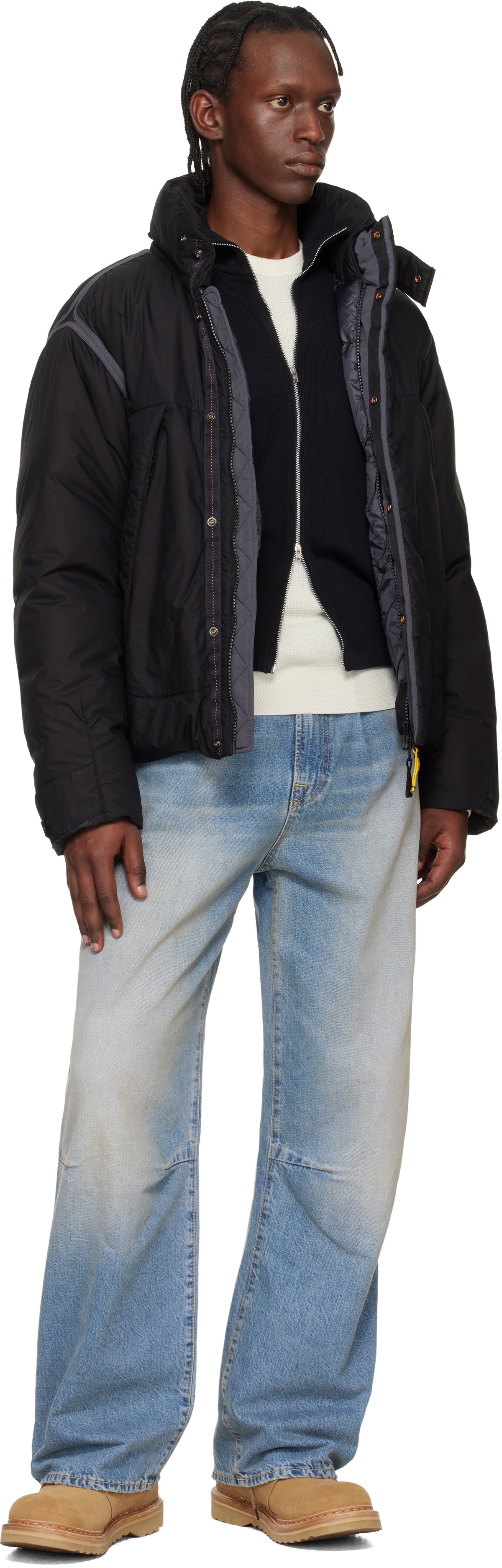 Parajumpers Black Yari Short Down Jacket