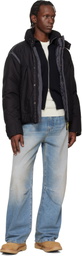 Parajumpers Black Yari Short Down Jacket