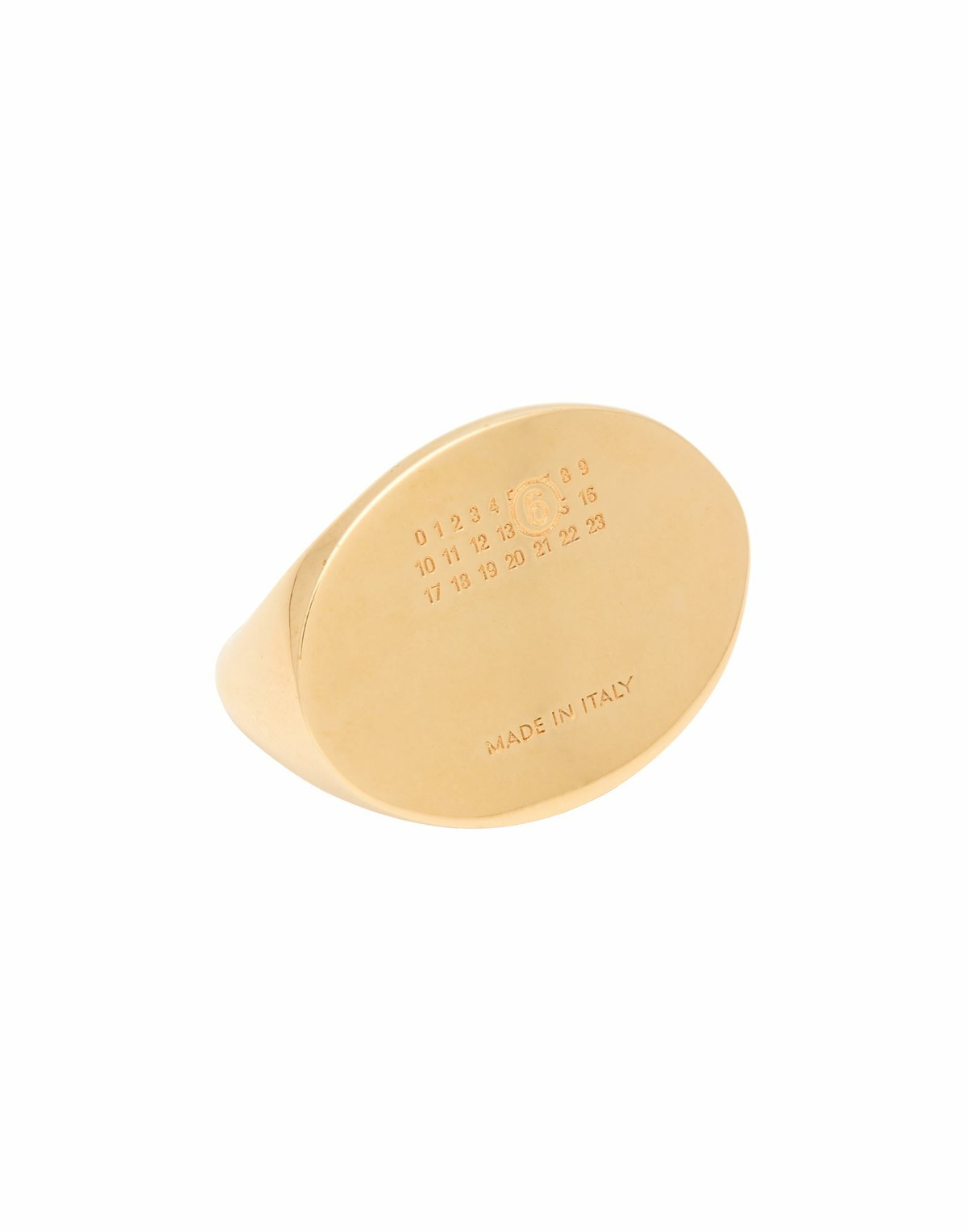 Mm6 Maison Margiela Womens Single Earring in Gold